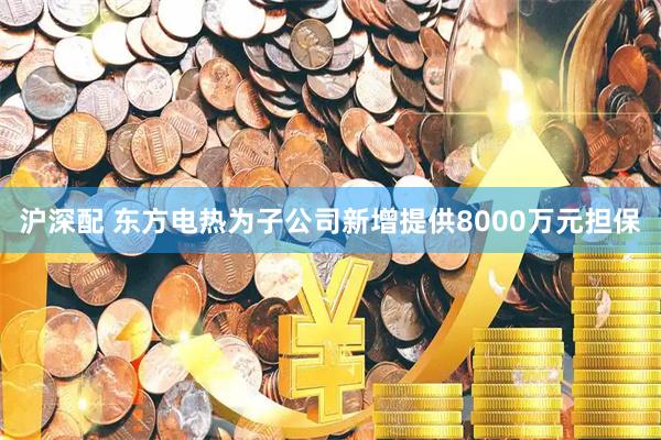 沪深配 东方电热为子公司新增提供8000万元担保